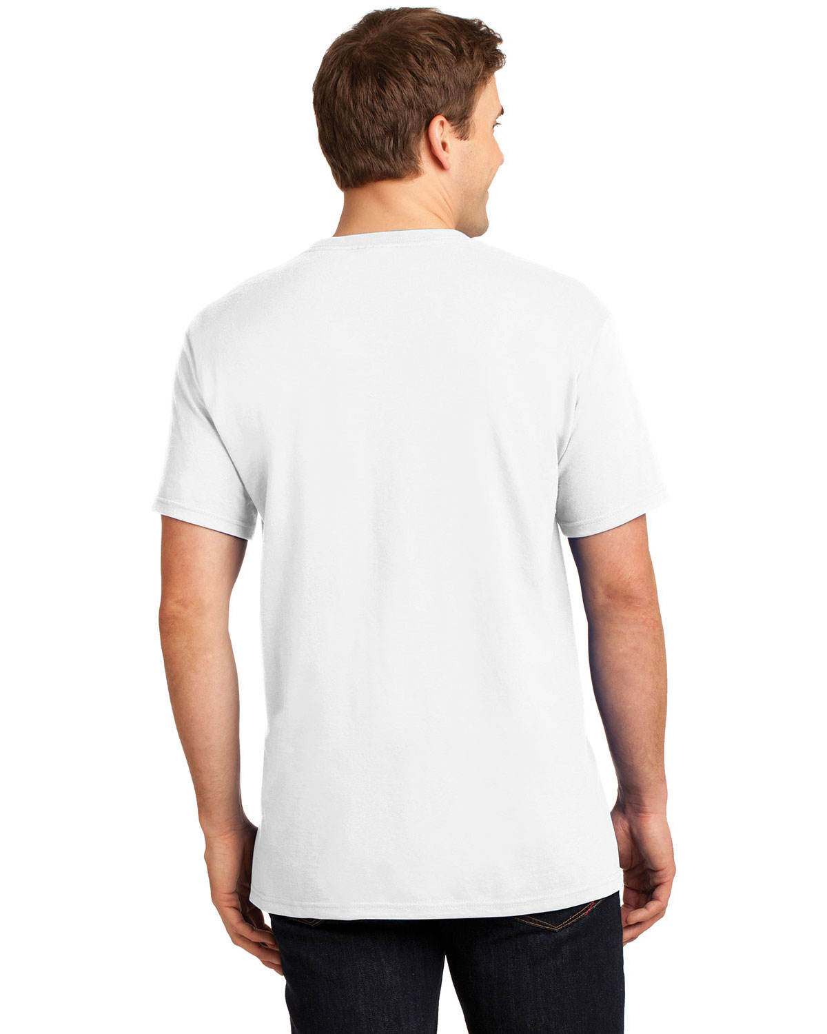 Jerzees 29MP Men 50/50 Cotton/Poly Pocket T Shirt-BigNTallApparel.com