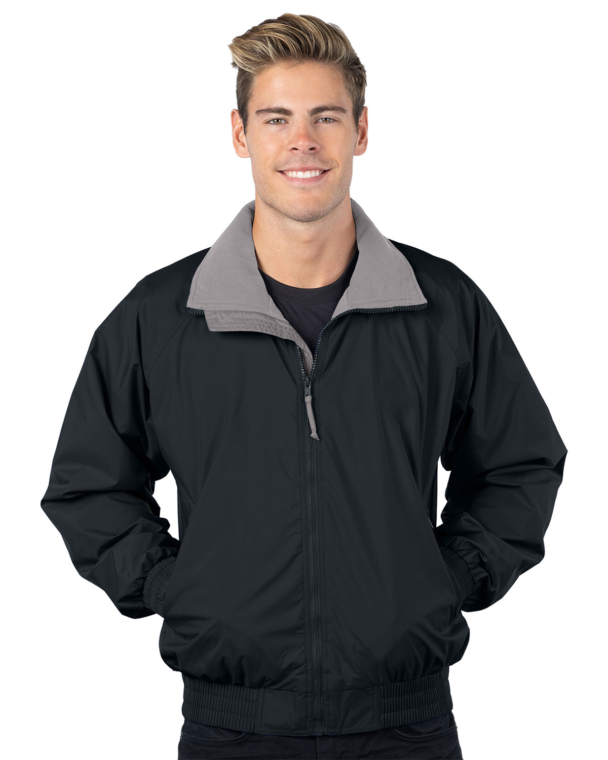 TriMountain 8000 Men Big And Tall Nylon Jacket With Lightweight Fleece