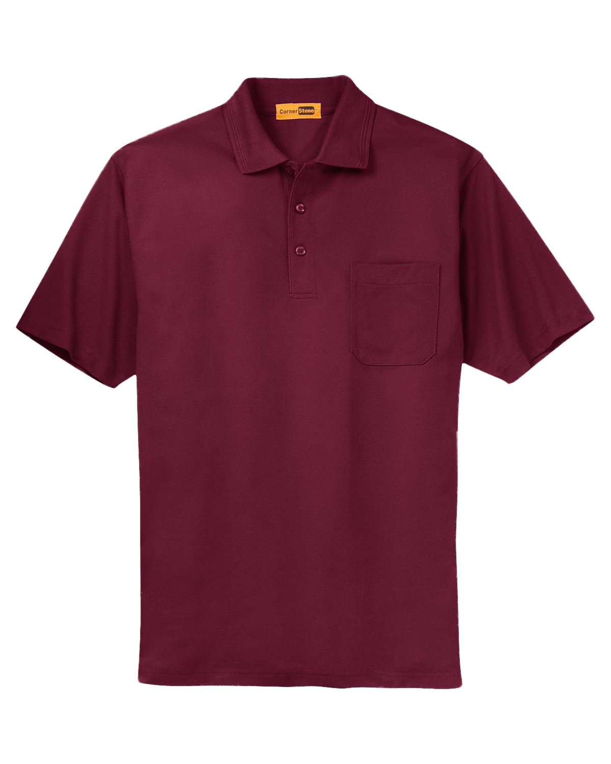 CornerStone CS402P Men Industrial Pocket Pique Polo-BigNTallApparel.com