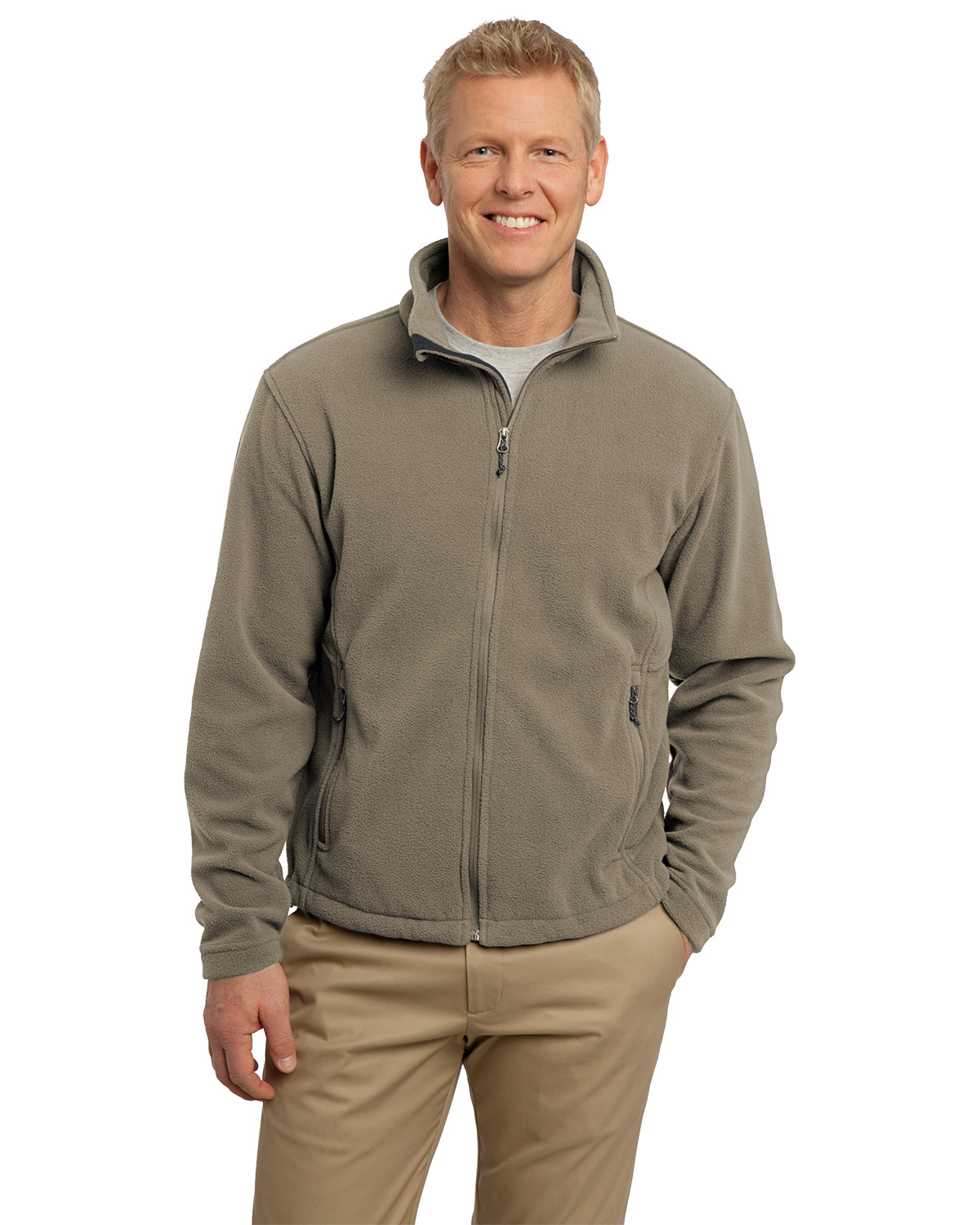Port Authority F217 Men Value Fleece Jacket-BigNTallApparel.com