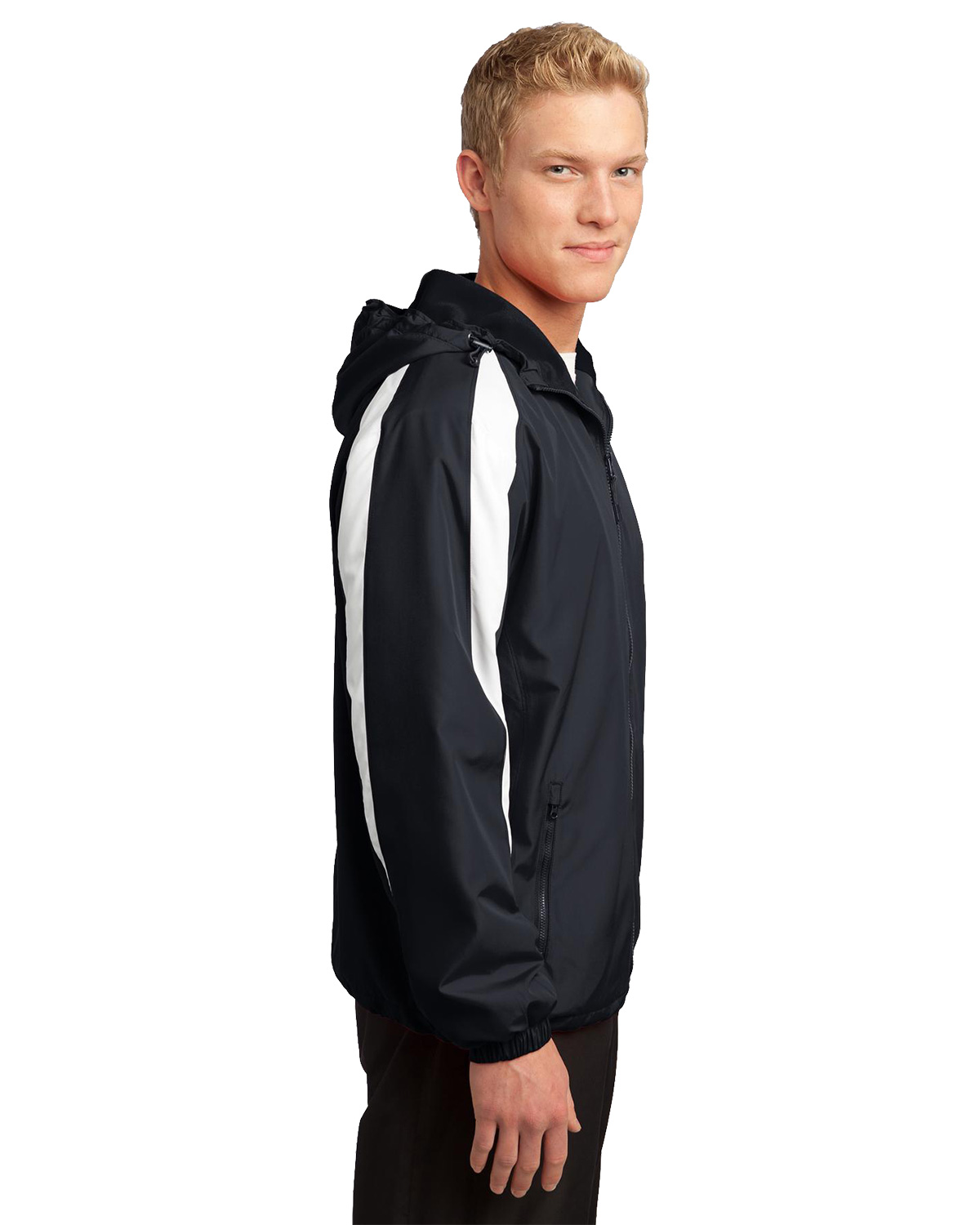 Sport-Tek JST81 Men Fleece-Lined Colorblock Jacket-BigNTallApparel.com