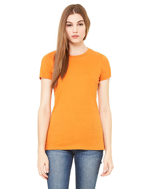 Bella 6004 Women The Favorite T-Shirt Burnt Orange at bigntallapparel