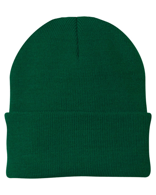 Port & Company CP90  Knit Cap Athletic Green at bigntallapparel