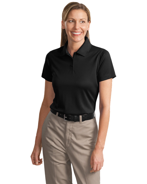Cornerstone CS413 Women Select Snag-Proof Polo Black at bigntallapparel