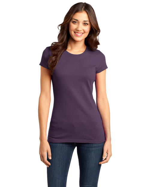 District Threads DT6001 Women Very Important Tee Eggplant at bigntallapparel