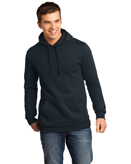 District Threads DT810 Men Concert Fleece Hoodie New Navy at bigntallapparel