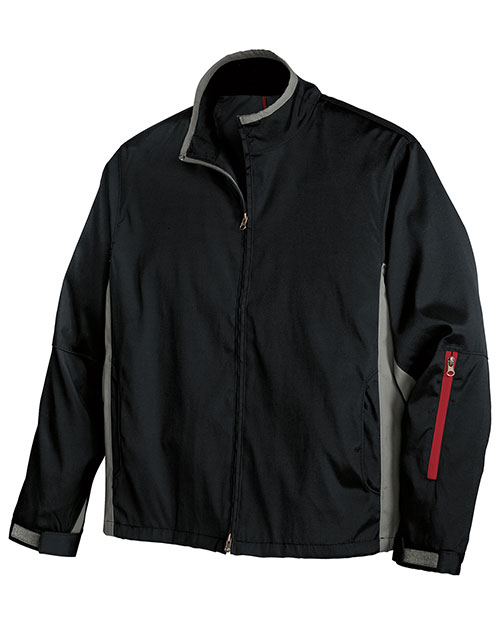 Port Authority J765 Men  Mrx Jacket Black/Grey at bigntallapparel