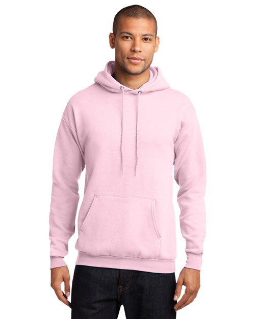 Port & Company PC78H Men 7.8 Oz Pullover Hooded Sweatshirt Pale Pink at bigntallapparel