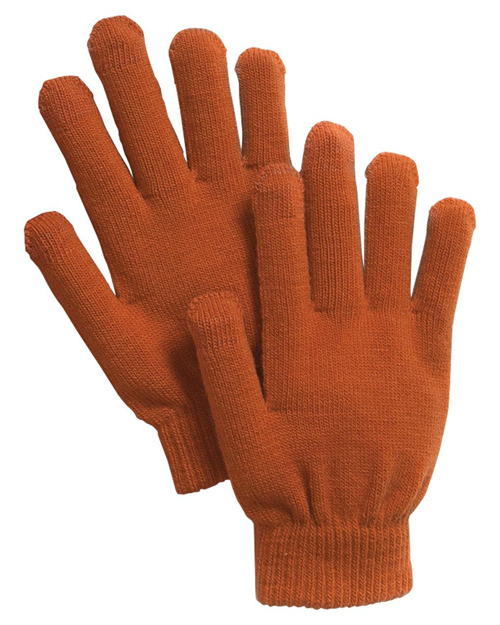 Sport-Tek STA01  Spectator Gloves Texas Orange at bigntallapparel