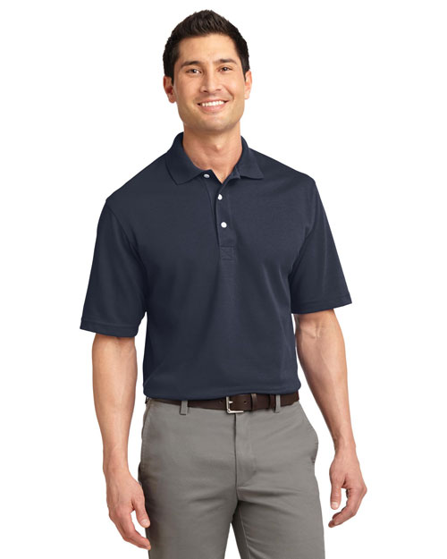 Port Authority TLK455 Men Tall Rapid Dry? Polo Classic Navy at bigntallapparel
