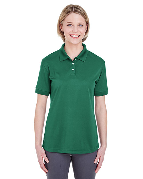 Ultraclub 8315L Women Platinum Performance Pique Polo With Tempcontrol Technology Forest at bigntallapparel