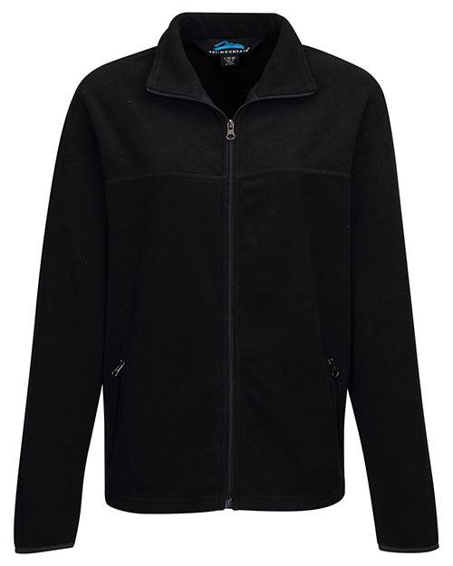 Tri-Mountain FY7608 Men 100% Polyester Fleece Jacket Black at bigntallapparel