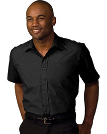 Edwards 1313 Men Short Sleeve Value Broadcloth Shirt