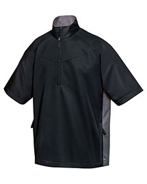NWT Tri Mountain Big Tall Stain Resistant Short Sleeve Button Down Shirt 6XT Cot