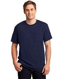 Jerzees 29MP Men  50/50 Cotton/Poly Pocket T Shirt