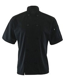 Edwards 3306 Men Casual 10 Button Short Sleeve Chef Coat at bigntallapparel