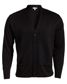 Edwards 383 Women  Heavy Weight V-Neck Cardigan Sweater With Two Pocket at bigntallapparel