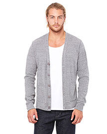Canvas 3900 Men 5.6 Oz. Triblend Cardigan at bigntallapparel