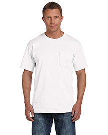 Fruit Of The Loom 3931P Men  5.4 Oz. Heavy Cotton Pocket T-Shirt
