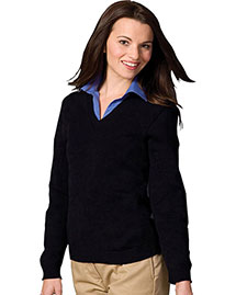 Edwards 465 Women V-Neck Sweater With Tuff-Pil Plus at bigntallapparel