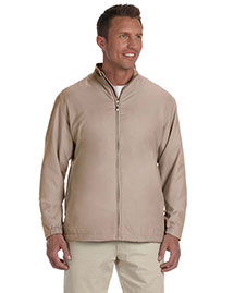 Ashworth 5378 Men Full-Zip Lined Wind Jacket at bigntallapparel