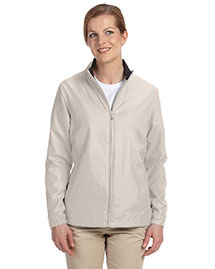 Ashworth 5401C Women Full-Zip Lined Wind Jacket at bigntallapparel