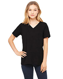 Bella 6405 Women Missy Jersey Short-Sleeve V-Neck T-Shirt