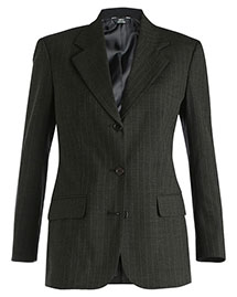 Edwards 6660 Women Pinstripe Wool Blend Suit Coat at bigntallapparel