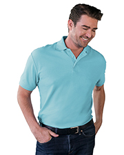 Blue Generation BG7500 Men Value Soft Touch Pique Polo  -  Navy 3 Extra Large Solid at bigntallapparel