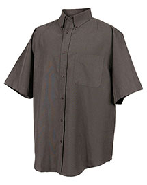 Tri-Mountain 858 Men Short Sleeve Dress Shirt With Mini Houndstooth Pattern at bigntallapparel