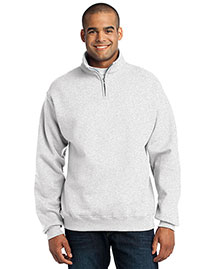 Jerzees 995M Men  1/4-Zip Cadet Collar Sweatshirt at bigntallapparel
