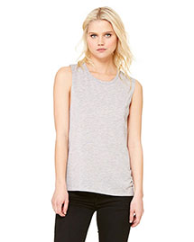 Bella B8803 Women Flowy Scoop Muscle T-Shirt