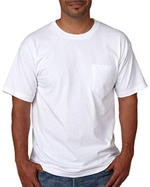 Bayside 5070 Men Shortsleeve Cotton Tee With Pocket