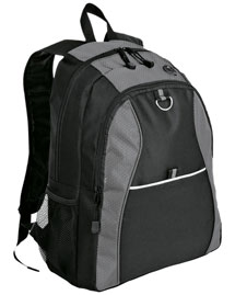 Port & Company BG1020  New   Contrast Honeycomb Backpack at bigntallapparel