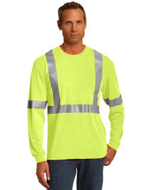 Cornerstone CS401 Men Ansi Compliant Safety Work T Shirt at bigntallapparel