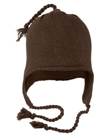 District Threads DT604  Knit Hat With Earflaps at bigntallapparel