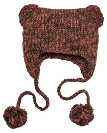 District Threads DT626  Hand-Knit Cat-Eared Beanie