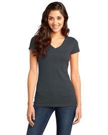 District Threads DT6501 Women Very Important V-Neck Tee