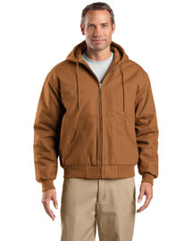 Cornerstone J763H Men Hooded Work Jacket at bigntallapparel