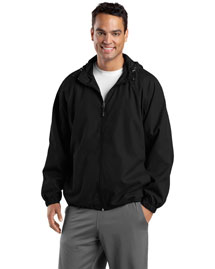 Sport-Tek JST73 Men Hooded Raglan Jacket