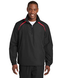 Sport-Tek JST75 Men 1/2 Zip Wind Shirt at bigntallapparel