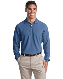 Port Authority Signature K800LS Men Long Sleeve Ez Cotton Pique Sport Shirt