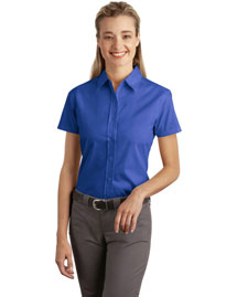 Port Authority L507 Women Short Sleeve Easy Care, Soil Resistant Shirt