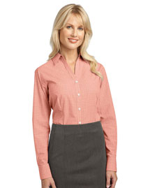 Port Authority L639 Women Plaid Pattern Easy Care Shirt