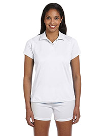 Harriton M315W Women 4 Oz. Polytech Polo