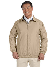 Harriton M710 Men  Microfiber Club Jacket at bigntallapparel