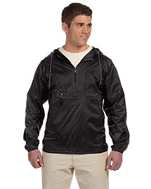 Harriton M750 Men Packable Nylon Jacket at bigntallapparel
