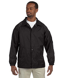 Harriton M775 Men Nylon Staff Jacket at bigntallapparel