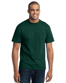 Port & Company PC55PT Men Tall 50/50 Cotton/Poly Tshirt With Pocket