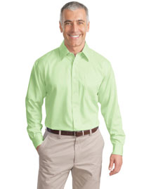 Port Authority S638 Men Long Sleeve Non Iron Twill Shirt at bigntallapparel